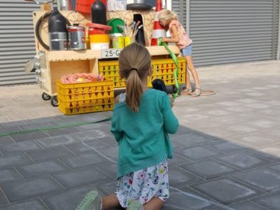 buiten met loose parts
